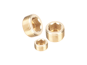 Copper Hex Socket Pressure Plug