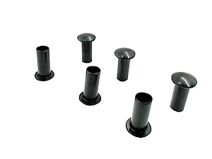 Tool Black Zinc Rivet